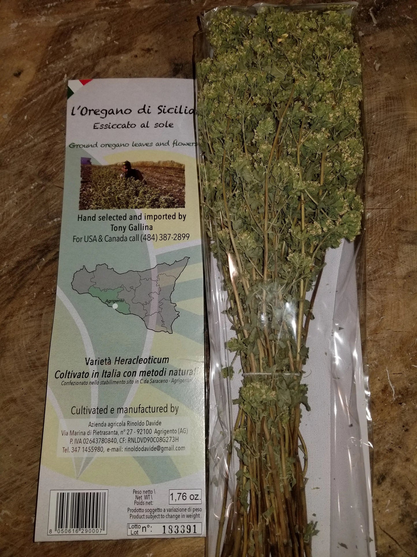 organic oregano