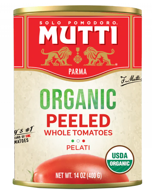 Organic Whole Peeled Tomatoes Mutti