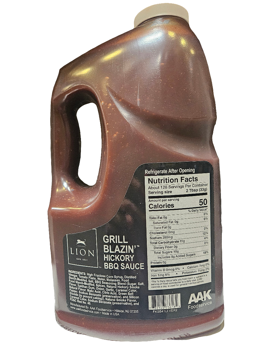 Barbecue sauce grill blazing 1 gal