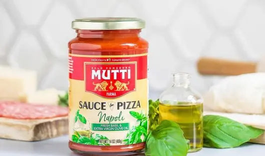 Pizza Sauce Napoli Fresh Basil & Extra Virgin Olive Oil Mutti