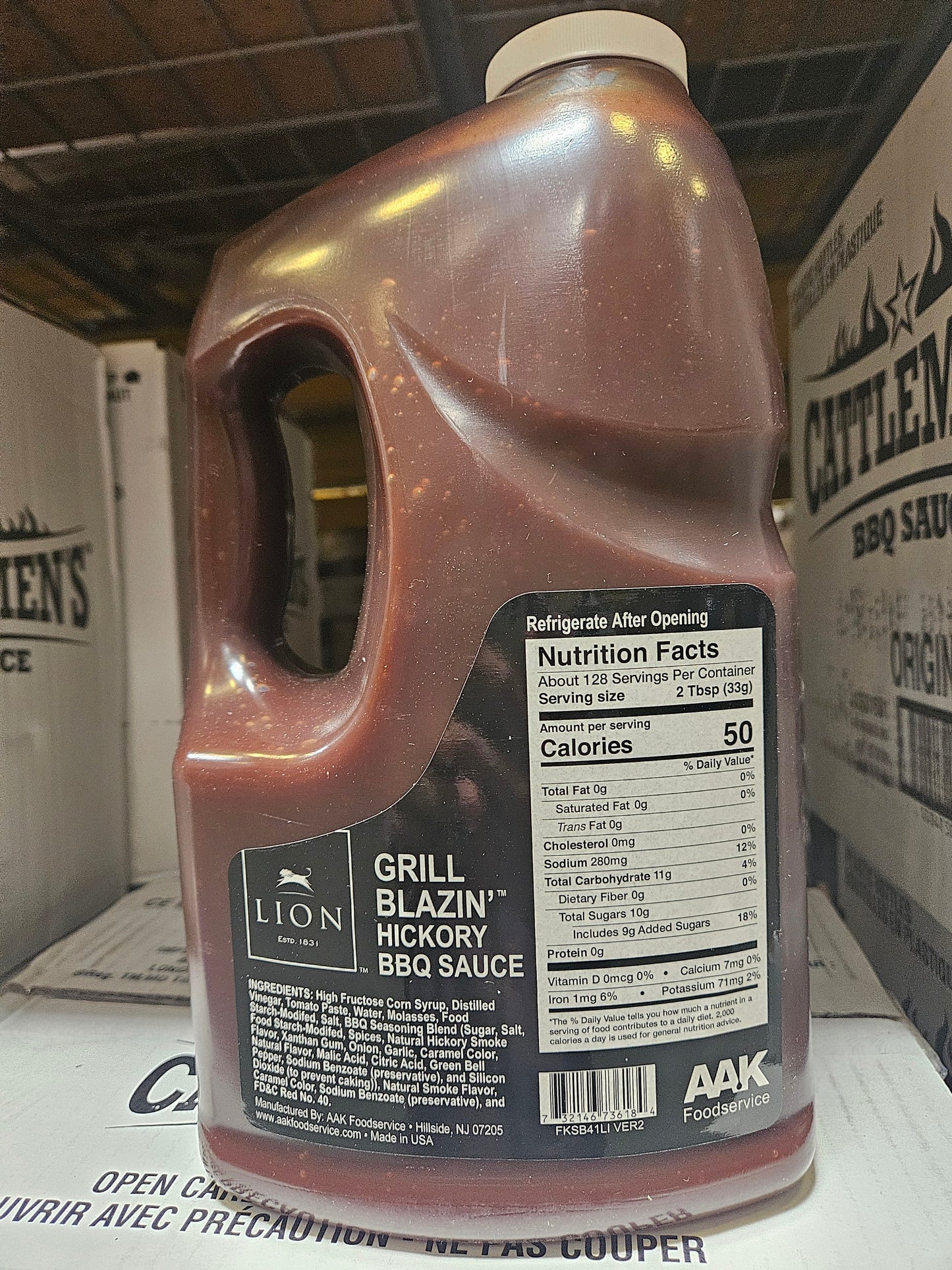 Barbecue sauce grill blazing 1 gal