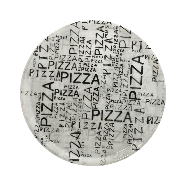 (Copy) PIATTO PIZZA white /black 31 cm 12.20 "