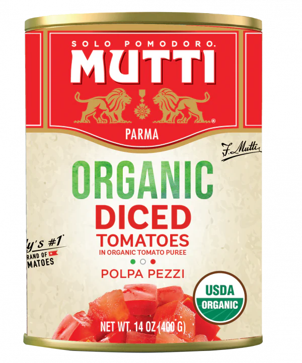 Organic Diced Tomatoes Mutti