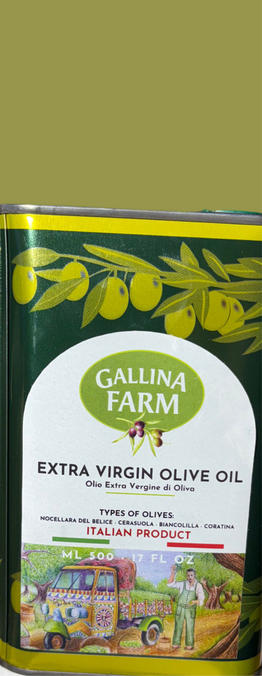 Gallina farms  extra virgin olive oil can 500ml