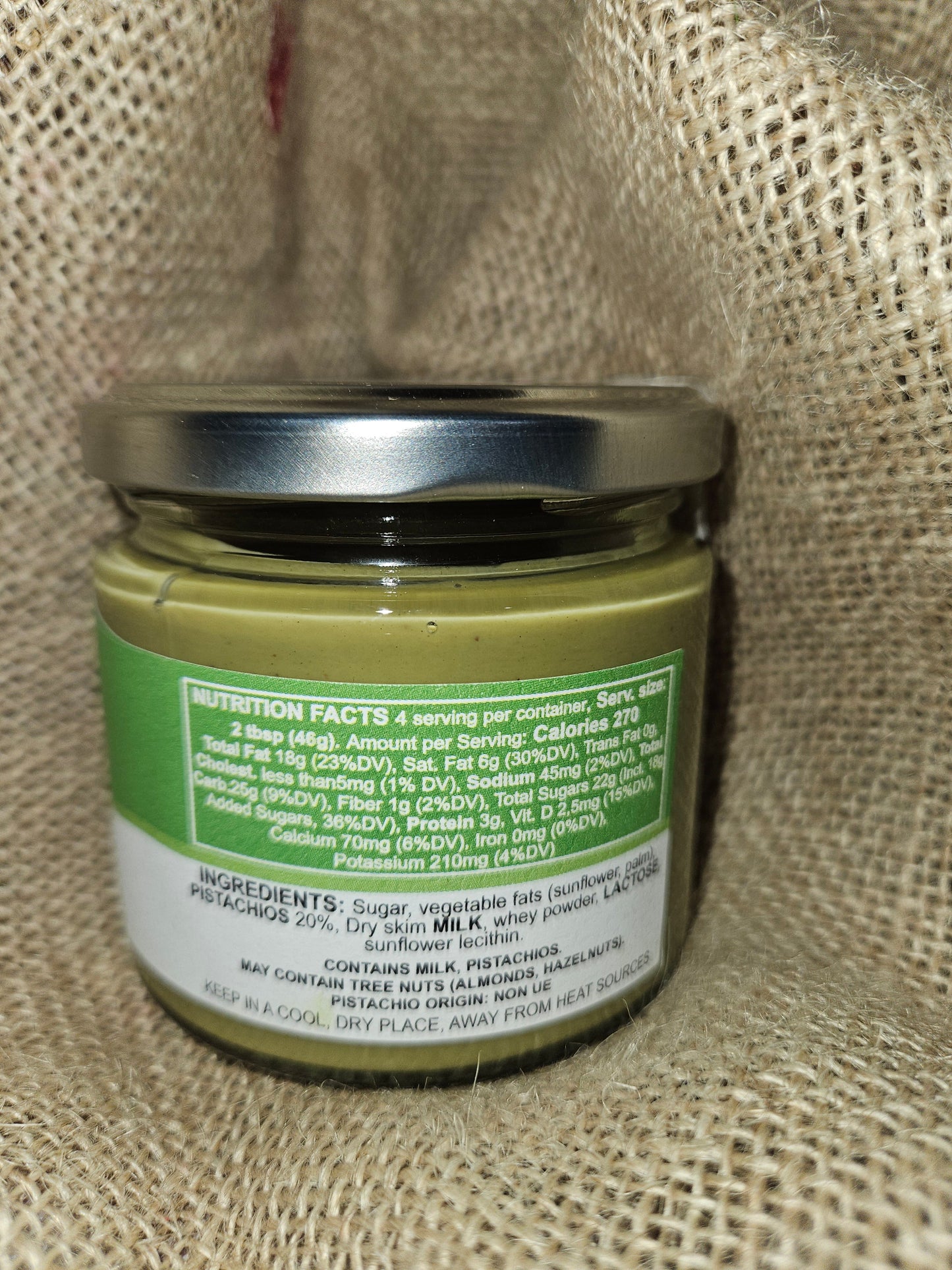 Pistachos cream  bella sicilia 190 gr