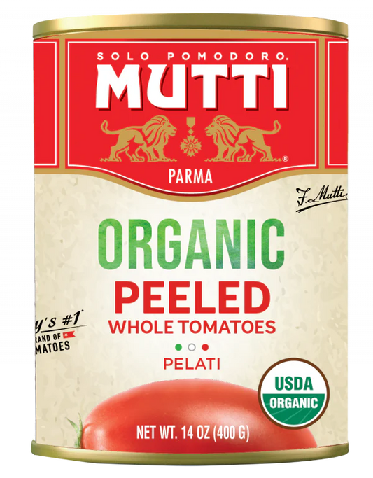 Organic Whole Peeled Tomatoes Mutti