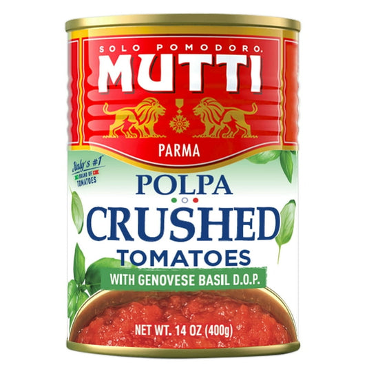 Polpa crushed 14 oz w genovese basil DOP
