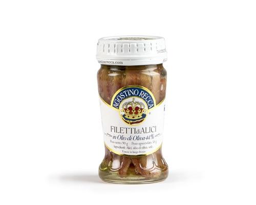 Agostino Recca Anchovy Fillets In Olive Oil, 3.2 oz