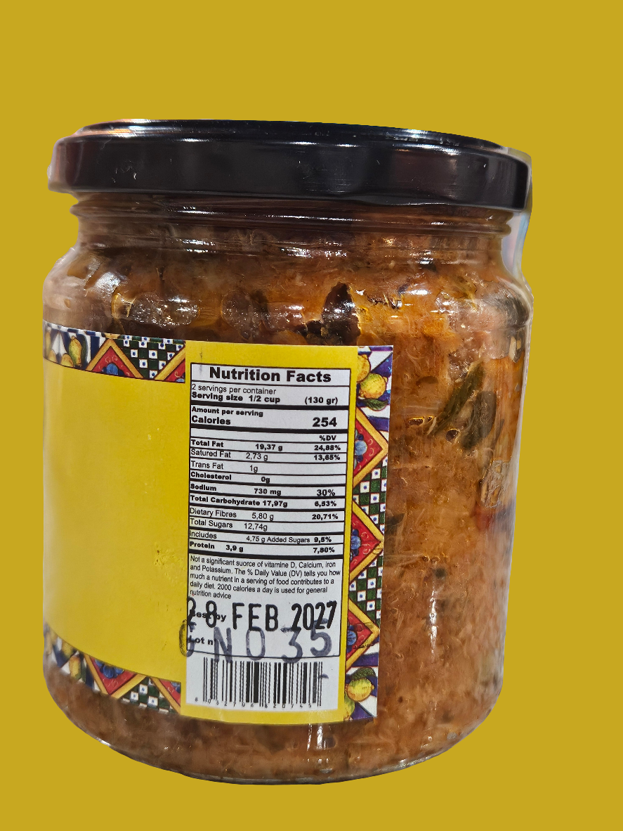 CAPONATA DITONNO
TUNA CAPONATA 280 gr