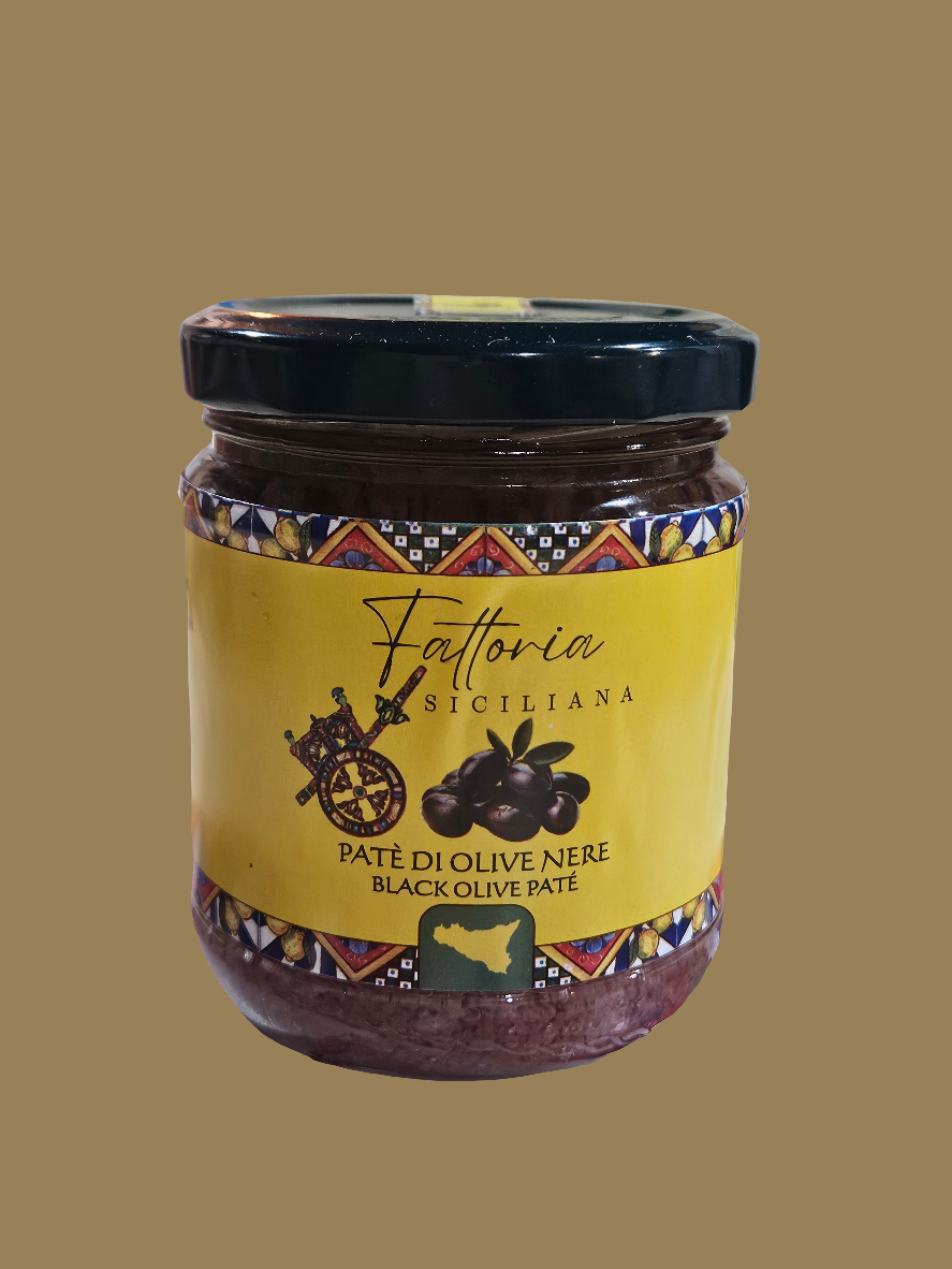 PATÈ DI OLIVE NERE
BLACK OLIVE PATÉ 180 gr