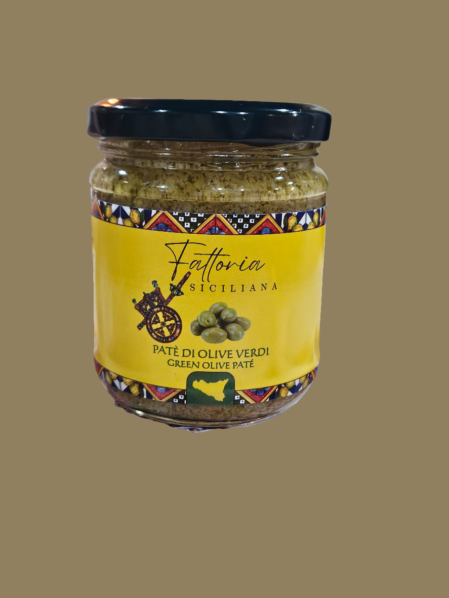 PATÈ DI OLIVE VERDI
GREEN OLIVE PATÉ 180 gr