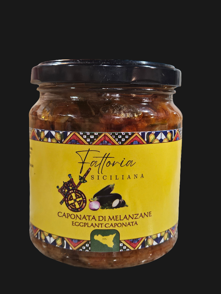 CAPONATA DI MELANZANE
EGGPLANT CAPONATA 280 gr