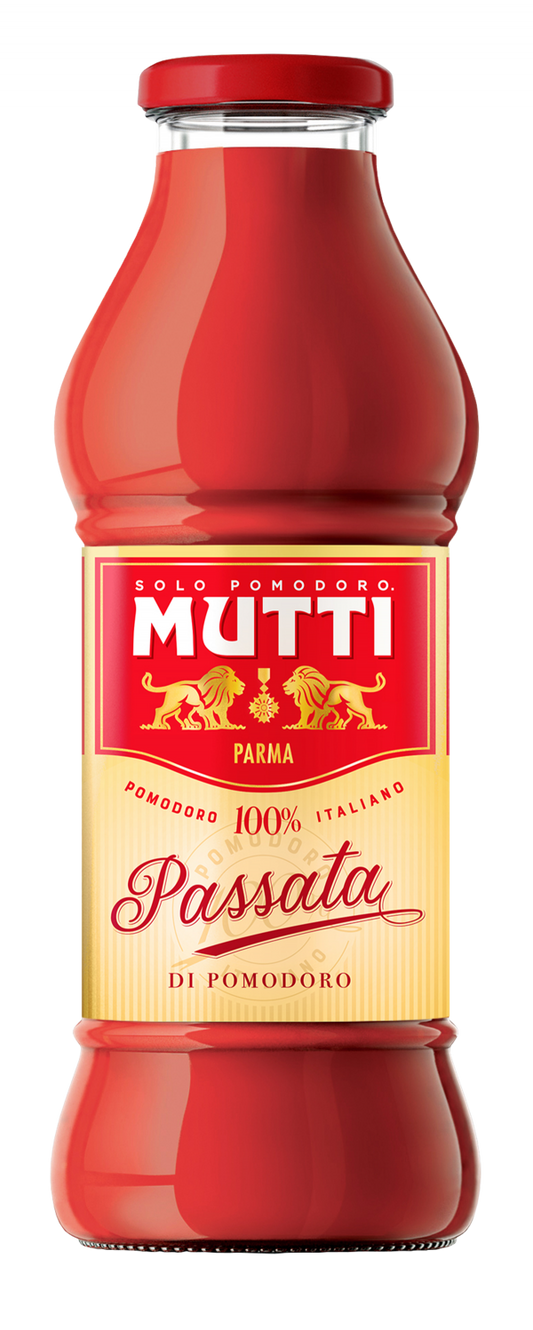 Tomato Puree Passata 24.5 OZ. Mutti