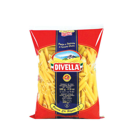 Penne ziti rigate divella 500gr