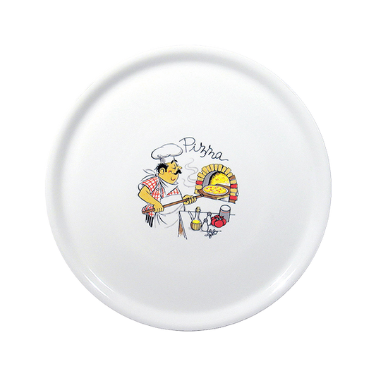 Pizza plates Napoli baffo saturnia 12.99" (33cm )
