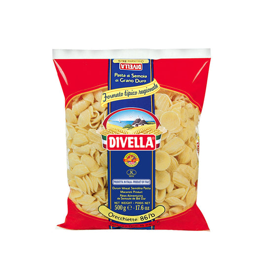 Divella Orecchiette Medium #86/b, 17.6 oz | 500g