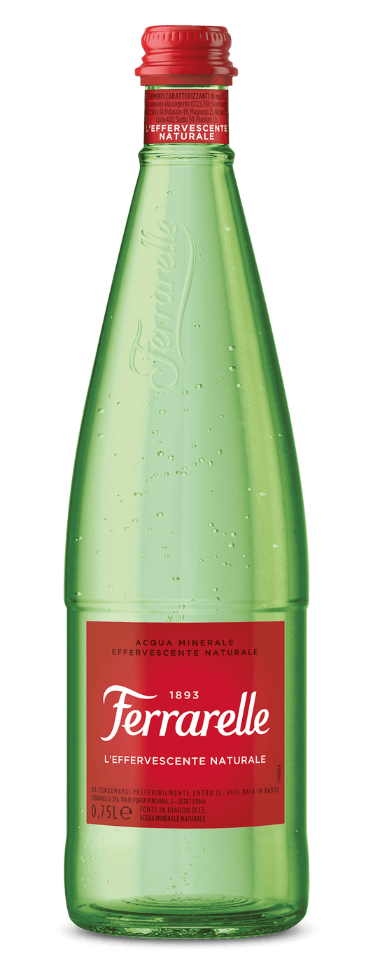 Ferrarelle Sparkling Glass case of 12/25.36flz