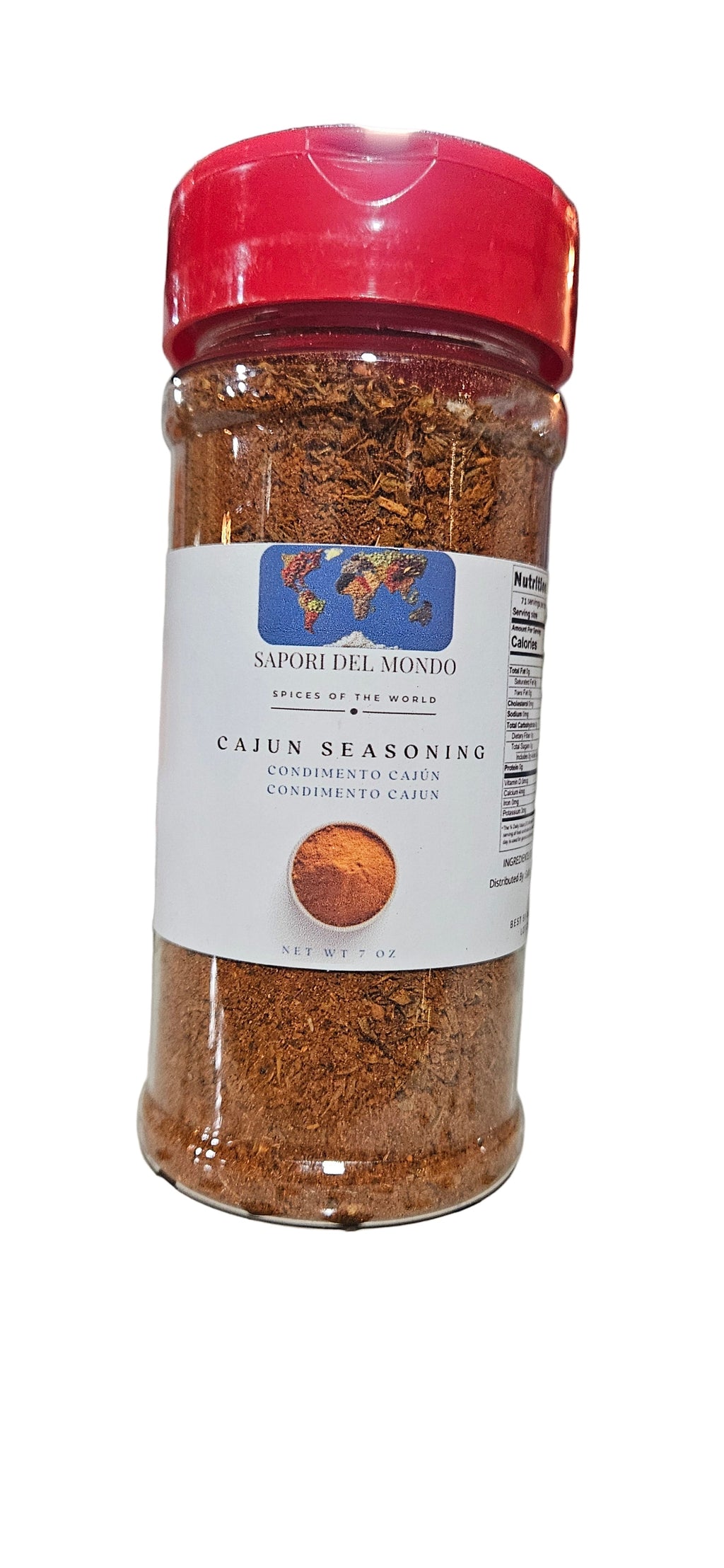 Cajun seasoning " condimento Cajun 7 oz