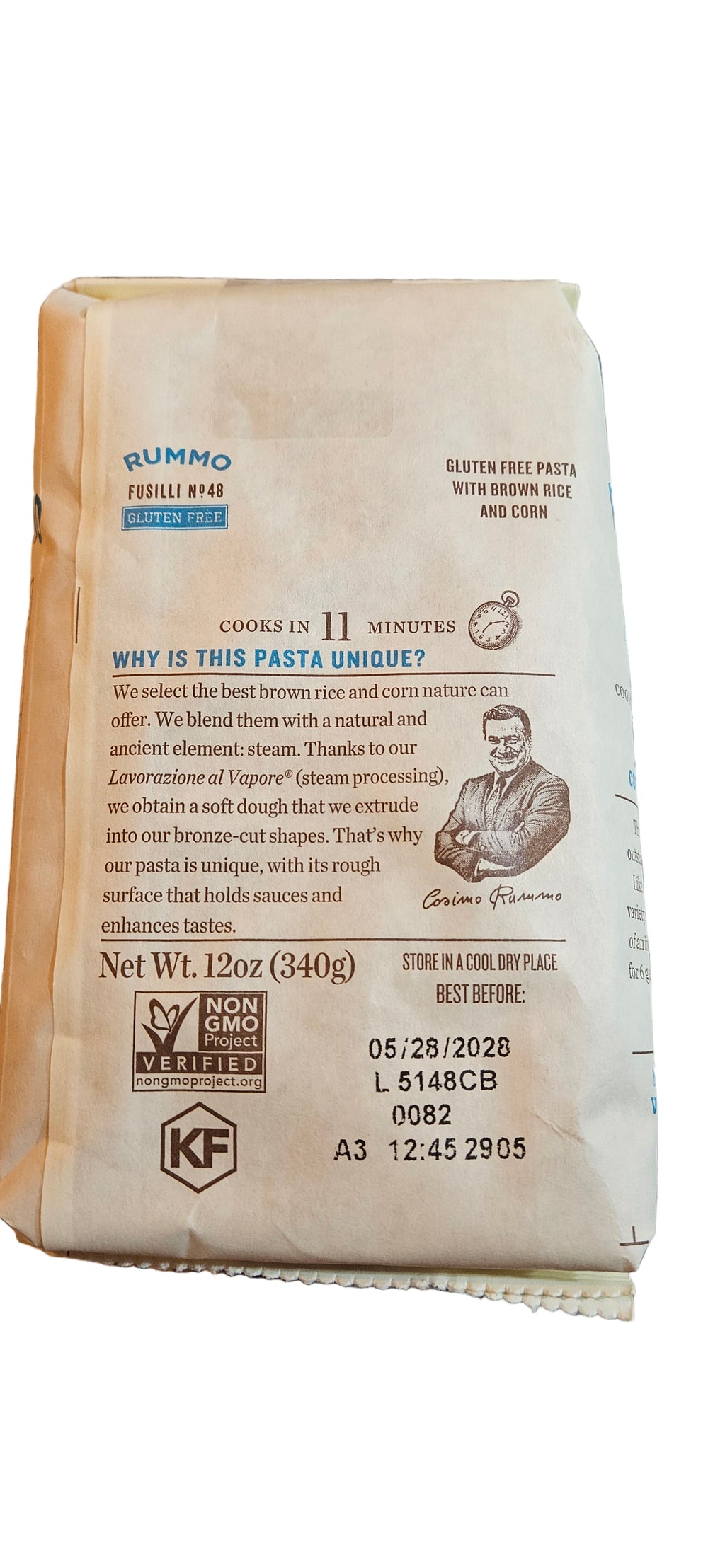 Rummo gluten free fusilli n48