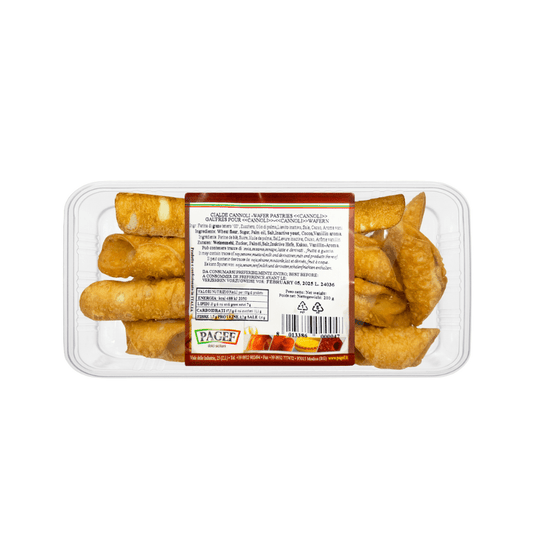 Pagef Mini Cannoli Siciliani Shells Tray, 24 Pieces