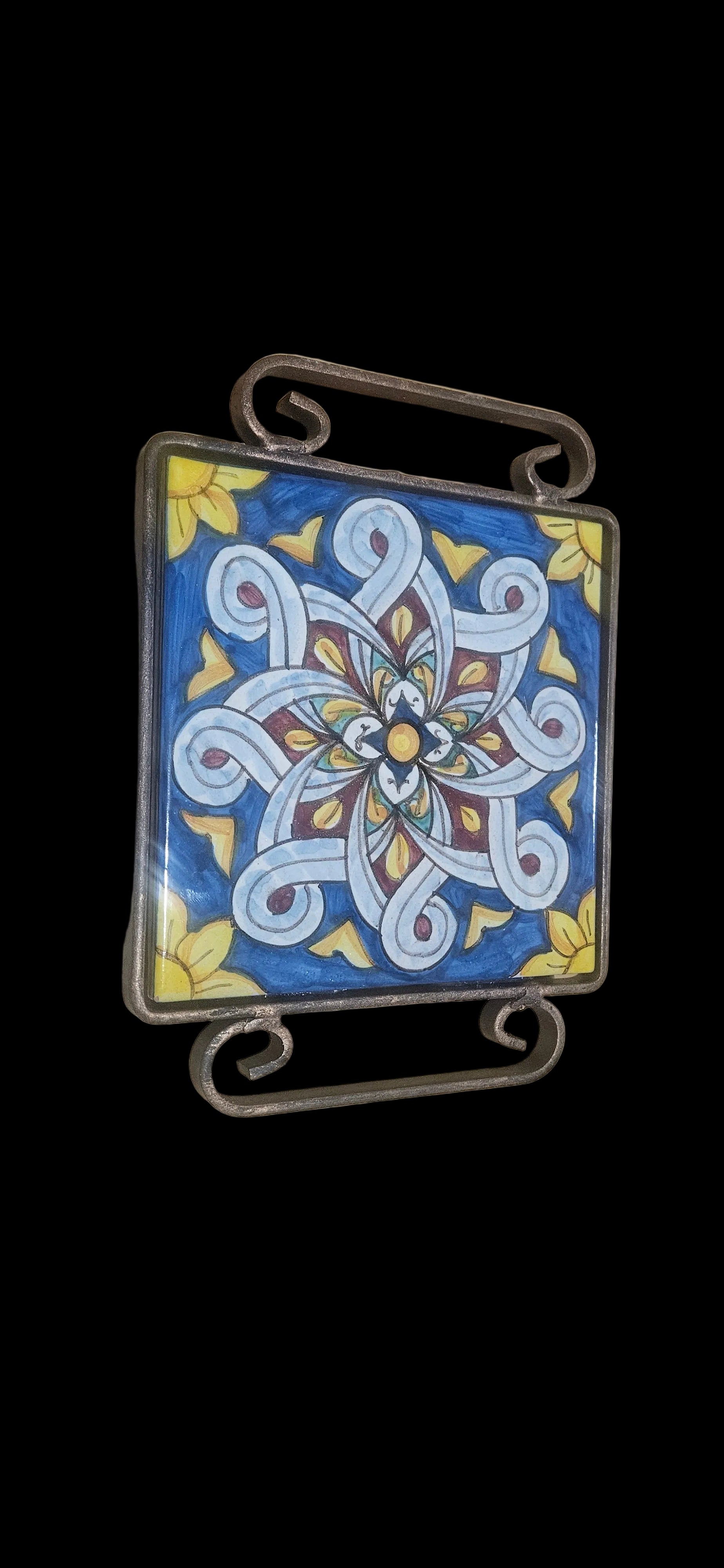 Pot holder Sicilian ceramic