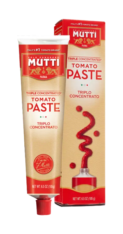 Triple Concentrated Tomato Paste Tube 6.5 OZ. Mutti